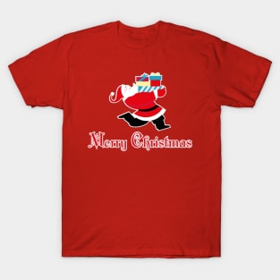 Santa Claus Bringing Gifts T-Shirt